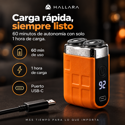 🔥Afeitado Pro Hallara - Afeitadora Portátil - Adiós a los tirones y la irritación