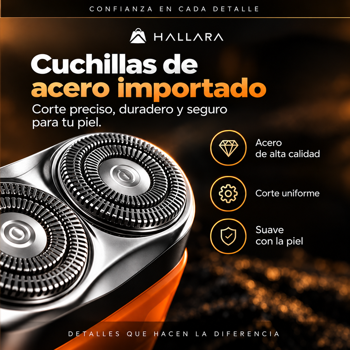 🔥Afeitado Pro Hallara - Afeitadora Portátil - Adiós a los tirones y la irritación
