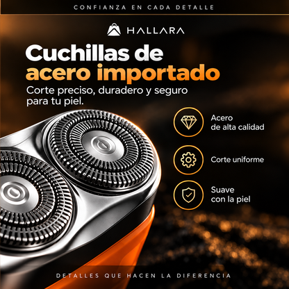 🔥Afeitado Pro Hallara - Afeitadora Portátil - Adiós a los tirones y la irritación