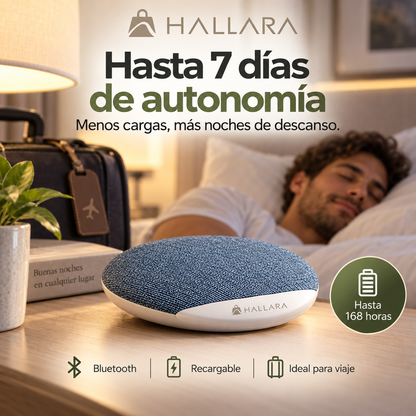 😴Hallara iSueño - Altavoz con Sonidos Relajantes - Escucha sin molestar a quien duerme contigo