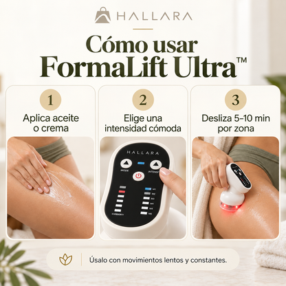 Hallara FormaLift Ultra™ - Masajeador Anticelulítico - Ordena y consigue uno 🎁 Aceite de Jenjibre 🎁