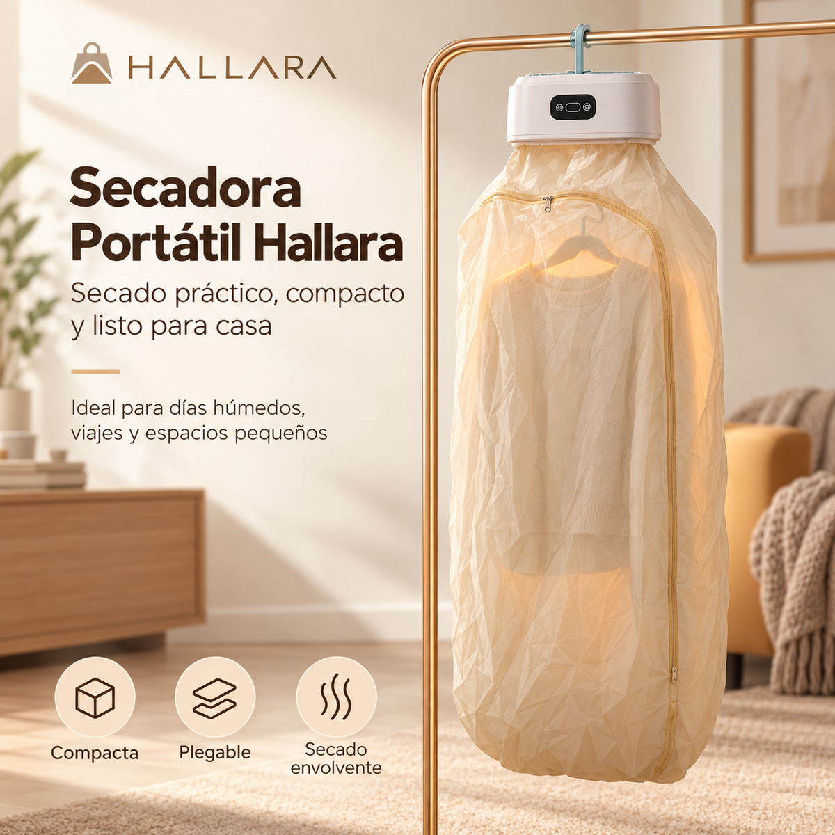 Hallara DryGo™ ✨ Menos espera. Más ropa lista para usar 👕