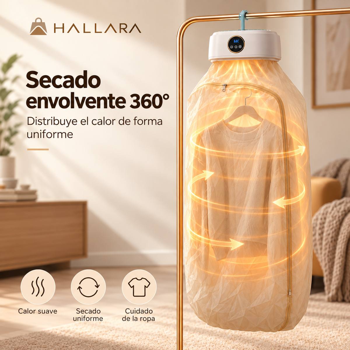 Hallara DryGo™ ✨ Menos espera. Más ropa lista para usar 👕