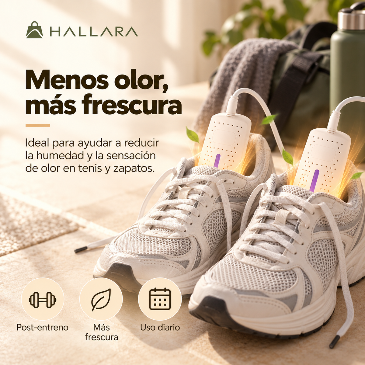 Hallara DryStep™ 👟 Zapatos secos. Listos para volver a salir.