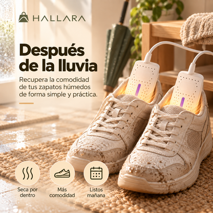 Hallara DryStep™ 👟 Zapatos secos. Listos para volver a salir.