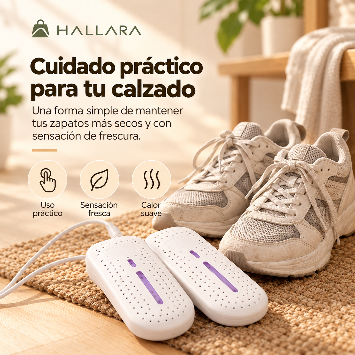 Hallara DryStep™ 👟 Zapatos secos. Listos para volver a salir.